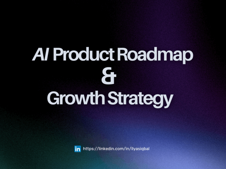AI product roadmap and growth strategy